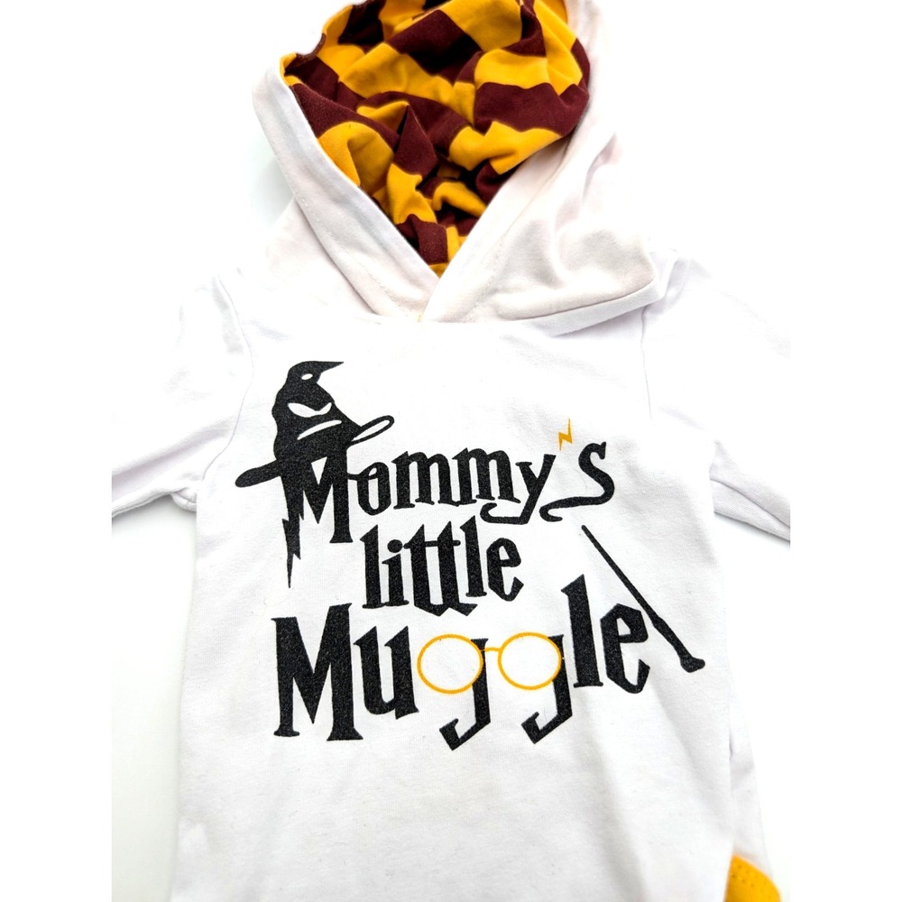 Mommy's Little Muggle! 2 Piece Outfit - HP inspired - Newborn 0-3 Months